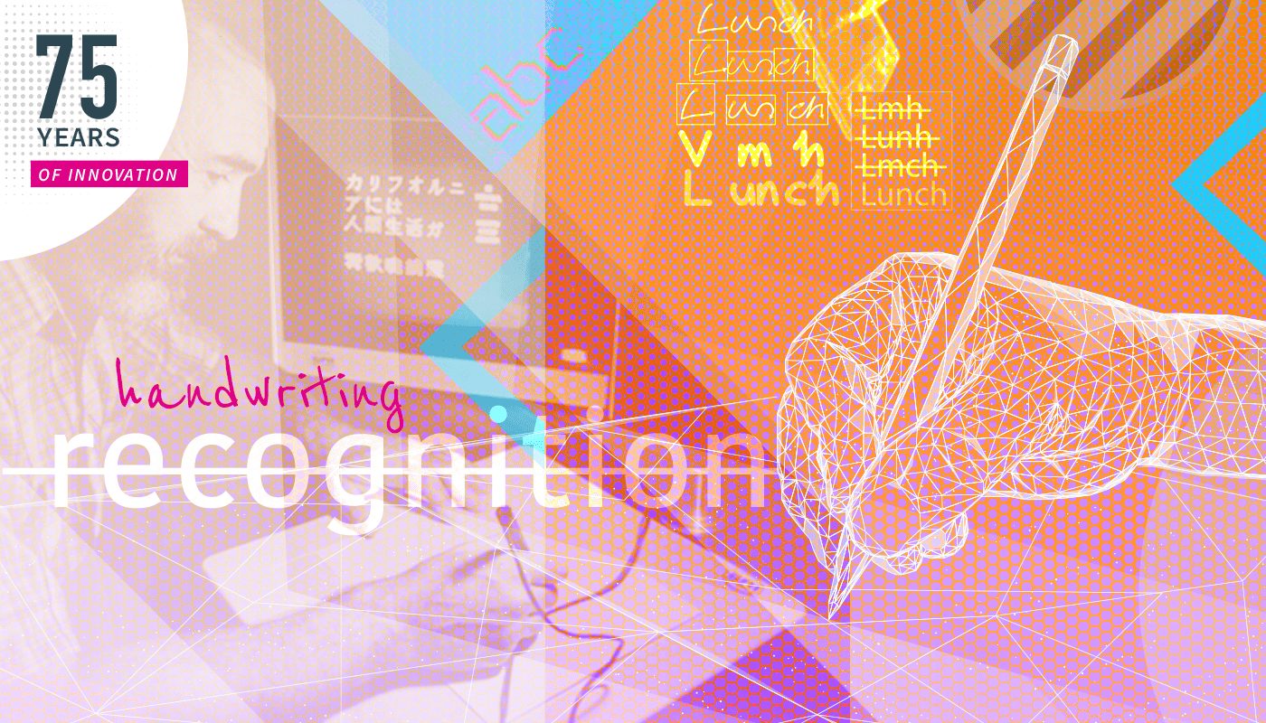 75 Years of Innovation: Handwriting recognition