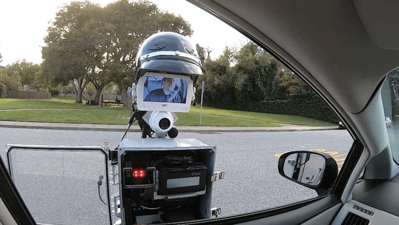 The GoBetween Robot: Real-life robotic interaction to keep people safe