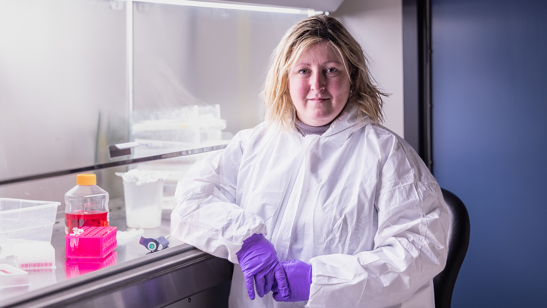 Mary Lanier pic -Biosciences lab